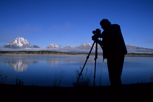 Photographer on Jackson Lake